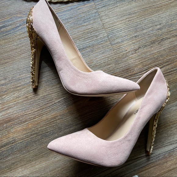 Justfab Sarina Embellished Heel Pump Size 9 - Picture 7 of 16